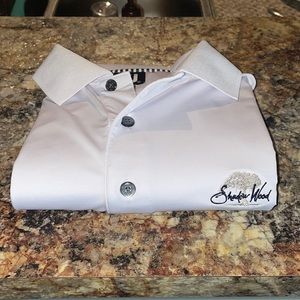 Footjoy white golf polo, size medium.